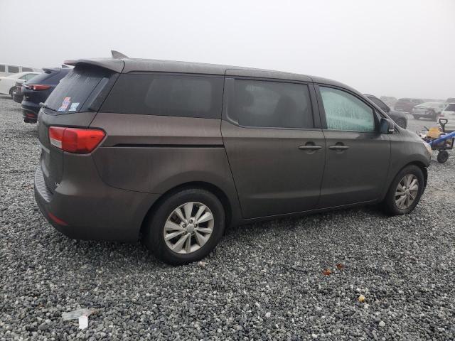 KIA SEDONA LX 2017 brown  gas KNDMB5C12H6220116 photo #4