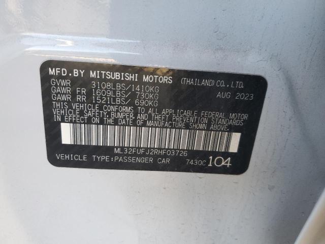 2024 MITSUBISHI MIRAGE G4 - ML32FUFJ2RHF03726