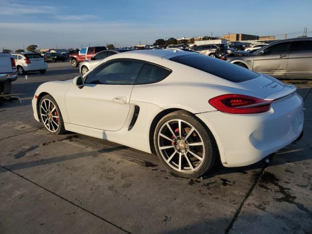 PORSCHE CAYMAN S 2014 white coupe gas WP0AB2A83EK193755 photo #3