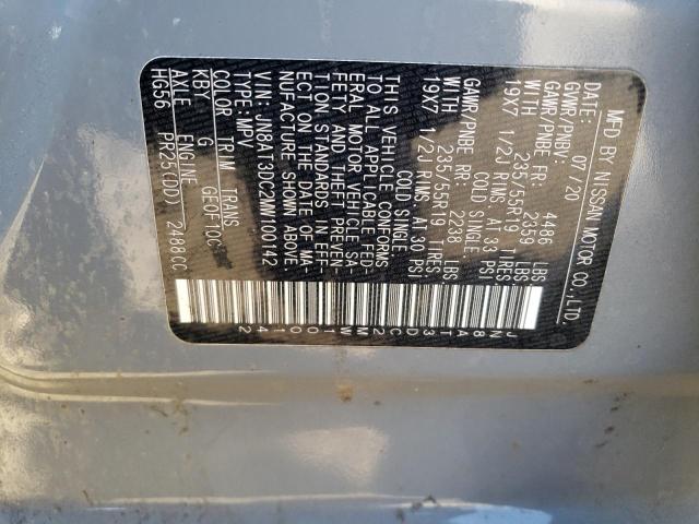 2021 NISSAN ROGUE PLAT - JN8AT3DC2MW100142