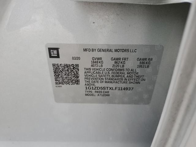 2020 CHEVROLET MALIBU LT - 1G1ZD5STXLF114937