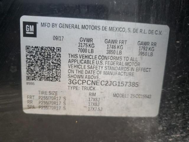 VIN 3GCPCNEC2JG157385 2018 CHEVROLET ALL MODELS no.12