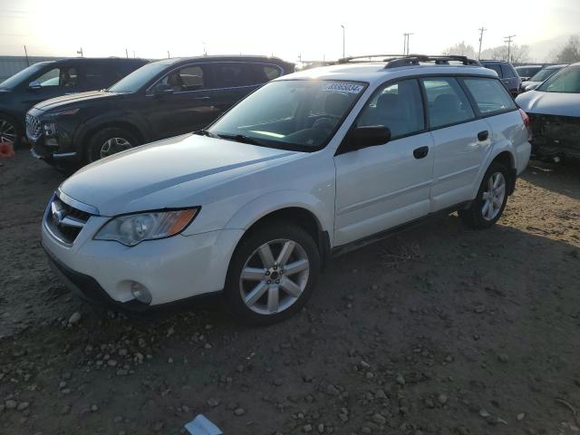 SUBARU OUTBACK 2. 2009 white 4dr spor gas 4S4BP61C397331350 photo #1