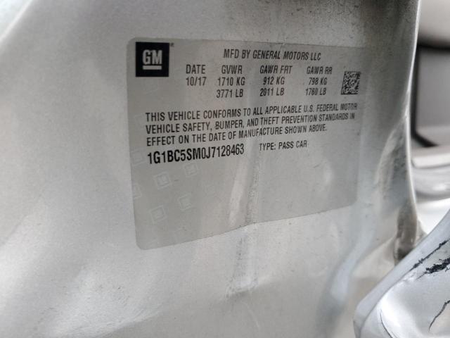 2018 CHEVROLET CRUZE LS - 1G1BC5SM0J7128463