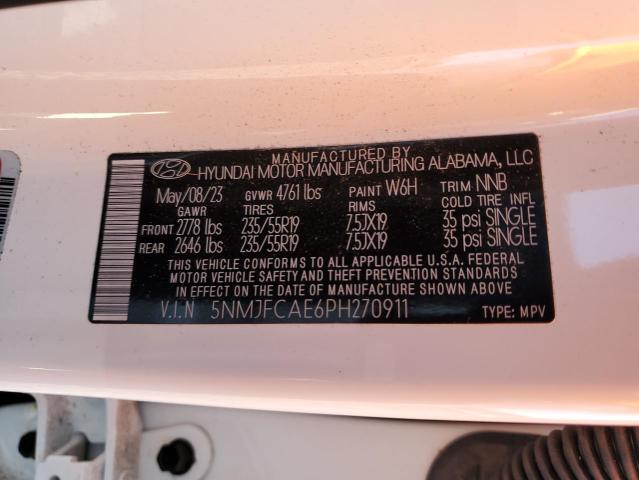 2023 HYUNDAI TUCSON SEL - 5NMJFCAE6PH270911