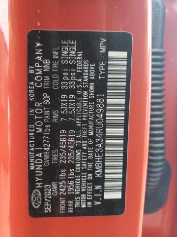 2024 HYUNDAI KONA LIMIT - KM8HE3A34RU049881