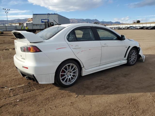 MITSUBISHI LANCER EVO 2013 white  gas JA32W8FV4DU018104 photo #4