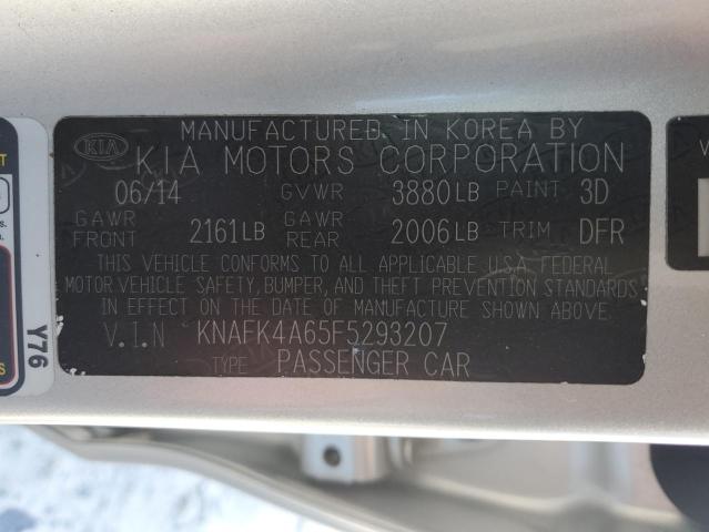 2015 KIA FORTE LX - KNAFK4A65F5293207
