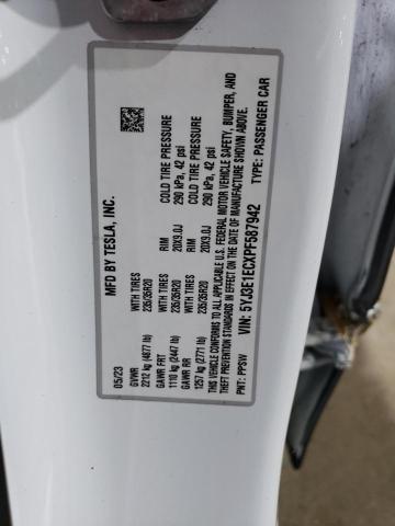 2023 TESLA MODEL 3 - 5YJ3E1ECXPF587942