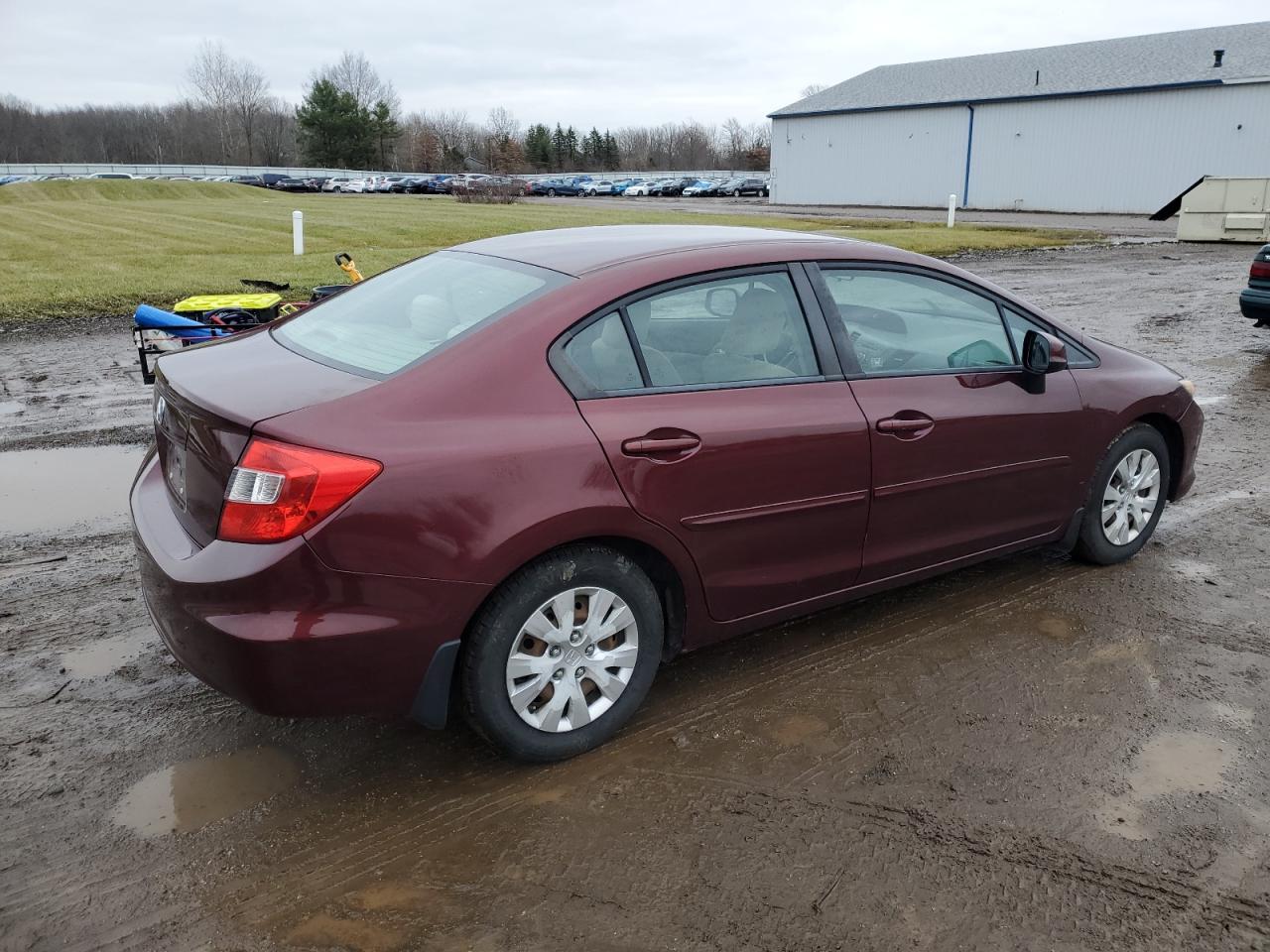 Lot #3029428711 2012 HONDA CIVIC LX