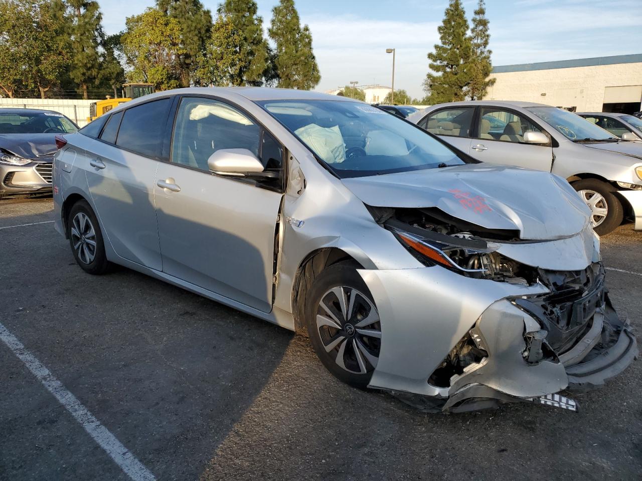 Lot #3050371897 2017 TOYOTA PRIUS PRIM