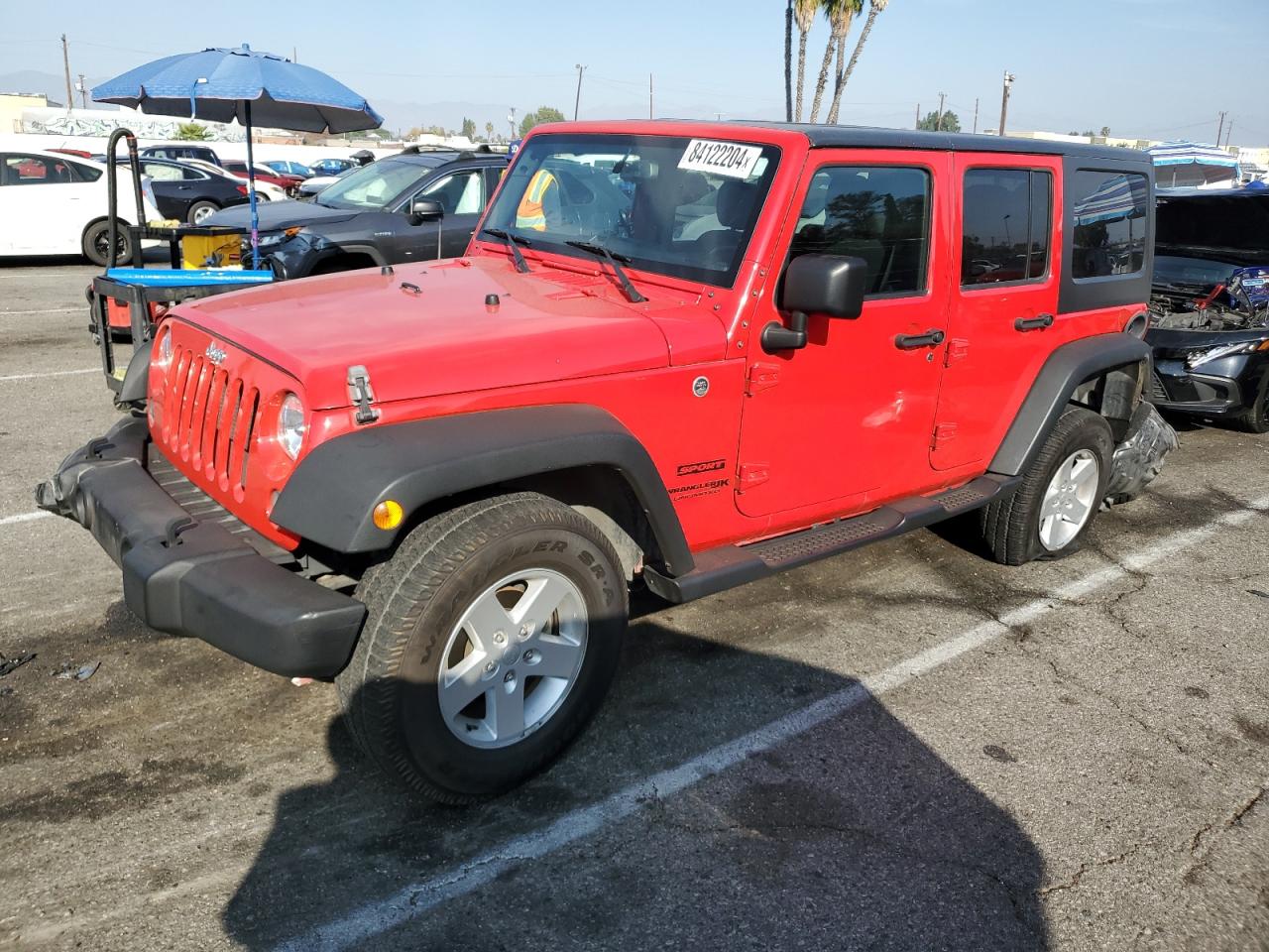  Salvage Jeep Wrangler