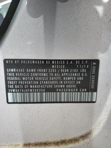 2015 VOLKSWAGEN JETTA TDI - 3VW3A7AJ6FM265258