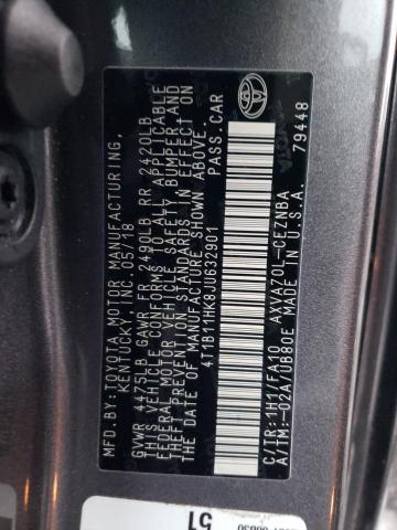 2018 TOYOTA CAMRY L - 4T1B11HK8JU632901