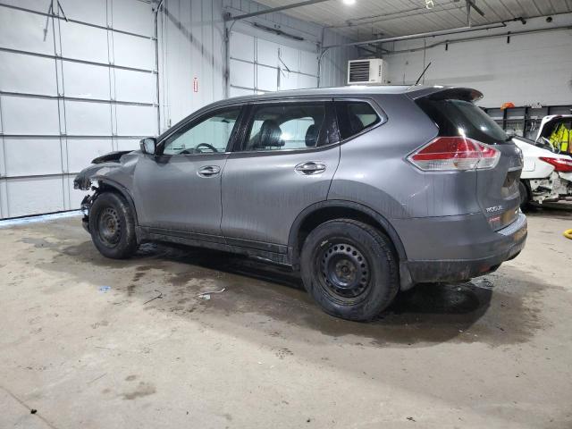 NISSAN ROGUE S 2015 gray 4dr spor gas KNMAT2MV8FP539205 photo #3