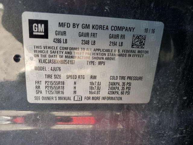 2017 BUICK ENCORE PRE - KL4CJASBXHB054107