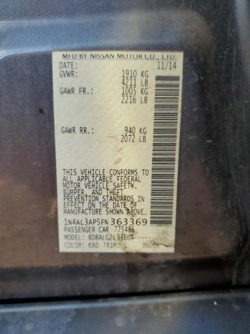 2015 NISSAN ALTIMA 2.5 - 1N4AL3AP5FN363369