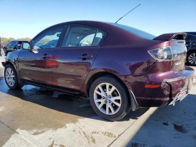 MAZDA 3 I 2007 burgundy  gas JM1BK32F871666162 photo #3