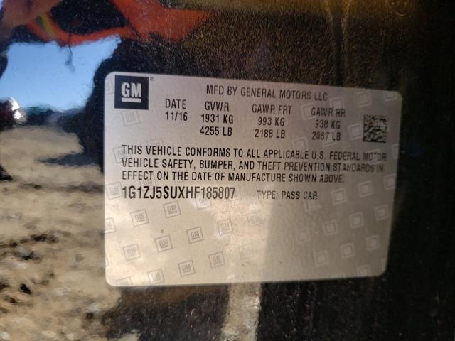 2017 CHEVROLET MALIBU HYB - 1G1ZJ5SUXHF185807