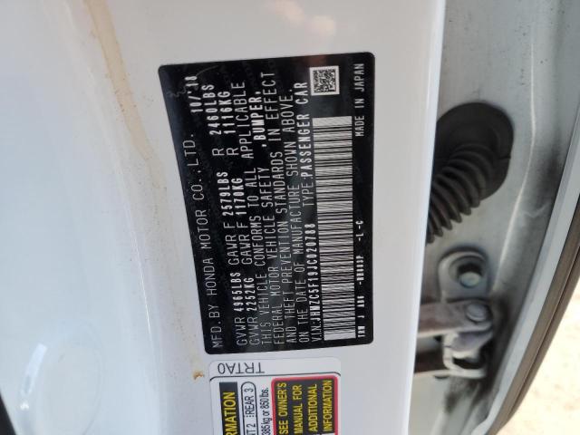 2018 HONDA CLARITY JHMZC5F19JC020788