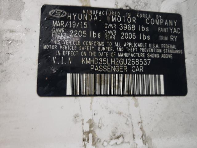 2016 HYUNDAI ELANTRA GT - KMHD35LH2GU268537