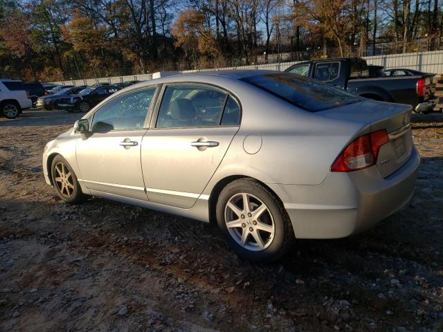 HONDA CIVIC LX 2011 silver  gas 2HGFA1F59BH532587 photo #3