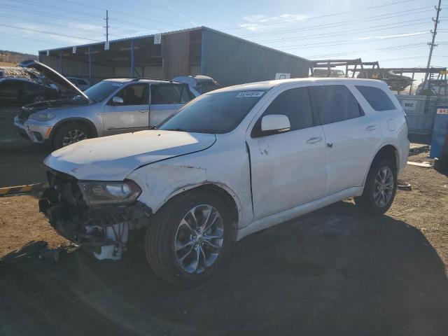 DODGE DURANGO GT 2020 white  flexible fuel 1C4RDJDGXLC308580 photo #1