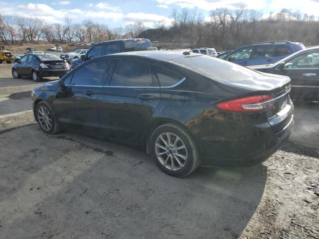 FORD FUSION SE 2017 black  gas 3FA6P0HD3HR153261 photo #3