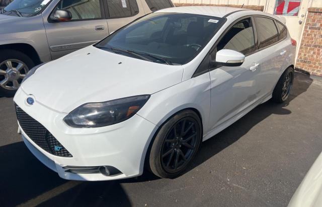 FORD FOCUS ST 2014 white hatchbac gas 1FADP3L93EL147577 photo #3