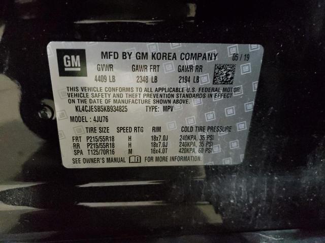 2019 BUICK ENCORE PRE - KL4CJESB5KB934825