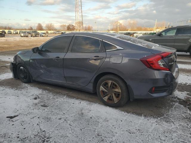 HONDA CIVIC LX 2020 gray  gas 2HGFC2F67LH539516 photo #3