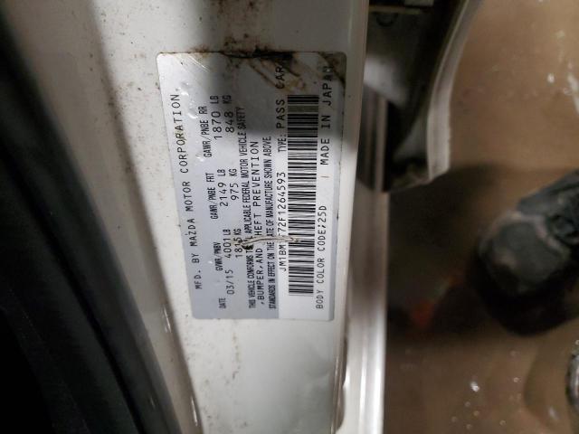 2015 MAZDA 3 SV JM1BM1T72F1264593