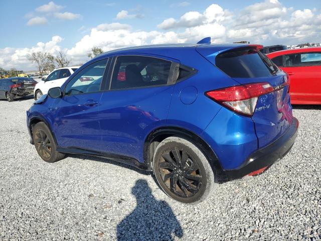 HONDA HR-V SPORT 2021 blue  gas 3CZRU5H11MM706333 photo #3