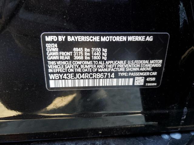 2024 BMW I7 EDRIVE5 - WBY43EJ04RCR86714
