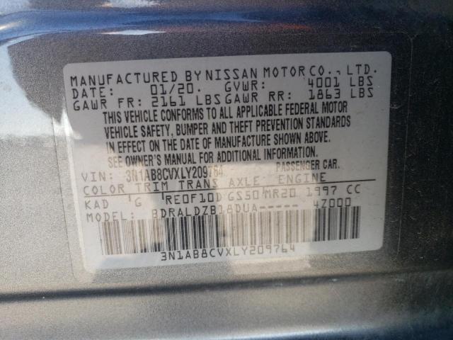 2020 NISSAN SENTRA SV - 3N1AB8CVXLY209764