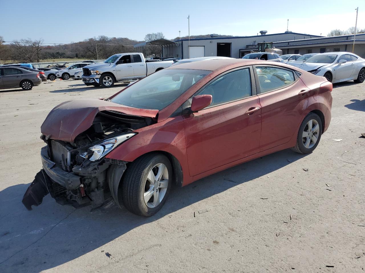 Lot #3027047803 2011 HYUNDAI ELANTRA GL