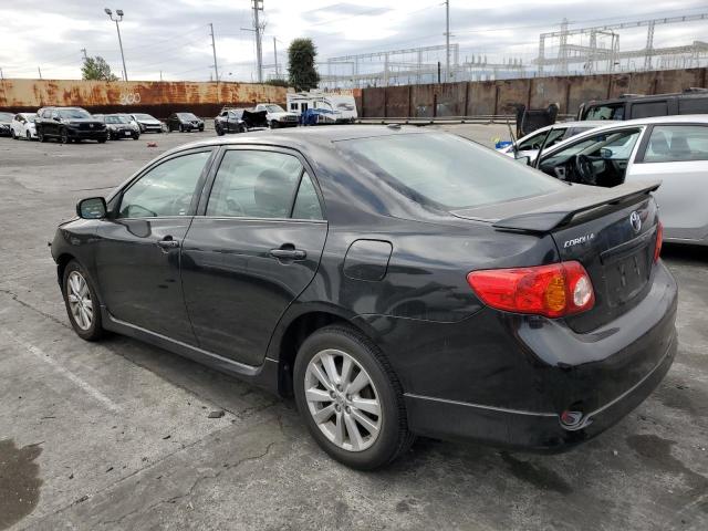 TOYOTA COROLLA BA 2010 black  gas 1NXBU4EE6AZ283079 photo #3