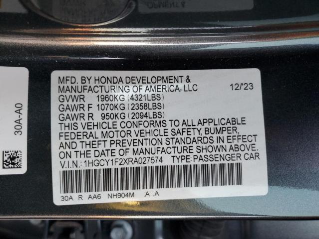 2024 HONDA ACCORD LX - 1HGCY1F2XRA027574
