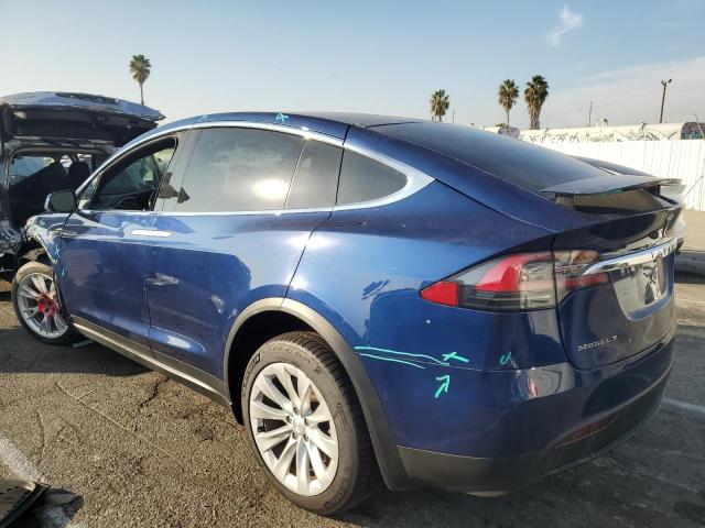 TESLA MODEL X 2016 blue 4dr spor electric 5YJXCBE26GF017683 photo #3