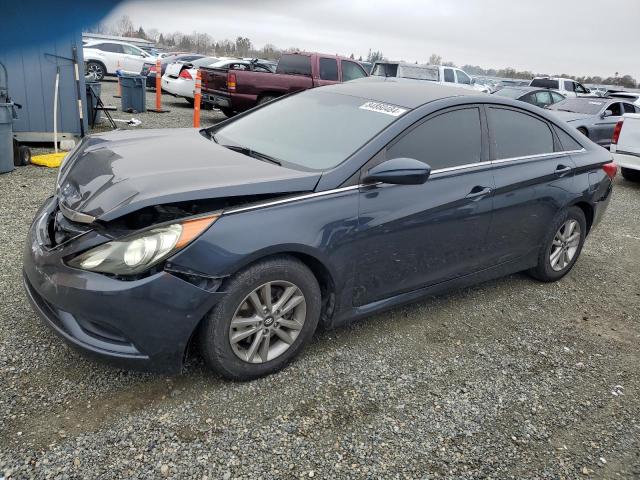 HYUNDAI SONATA GLS 2011 blue  gas 5NPEB4AC5BH268774 photo #1