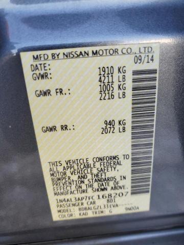 2015 NISSAN ALTIMA 2.5 - 1N4AL3AP7FC168207