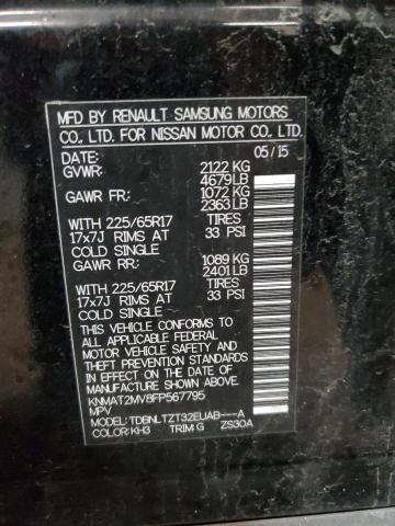 2015 NISSAN ROGUE S - KNMAT2MV8FP567795