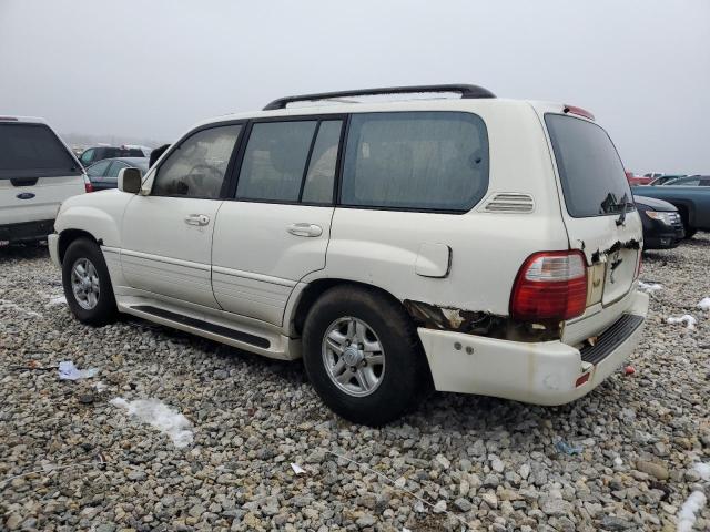 LEXUS LX 470 1999 white  gas JT6HT00W7X0062656 photo #3