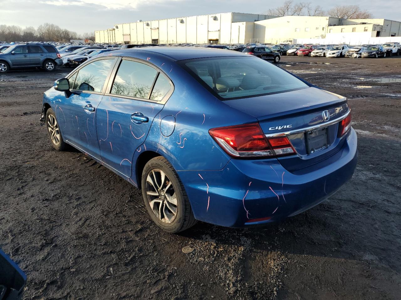 Lot #3034279218 2013 HONDA CIVIC EX