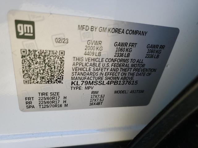 2023 CHEVROLET TRAILBLAZE - KL79MSSL4PB137615