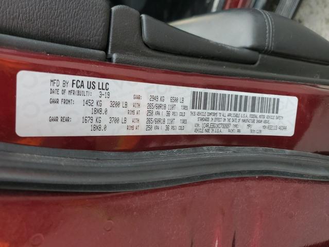 2019 JEEP GRAND CHER - 1C4RJEBG1KC732697