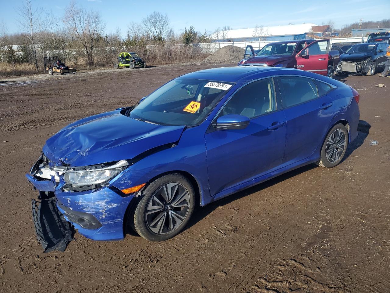 Lot #3052366630 2018 HONDA CIVIC EX