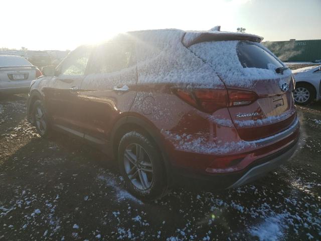 HYUNDAI SANTA FE S 2017 red  gas 5XYZUDLB9HG468041 photo #3