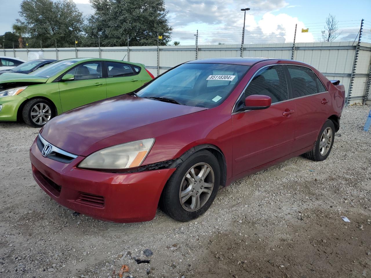 Lot #3030749102 2007 HONDA ACCORD EX