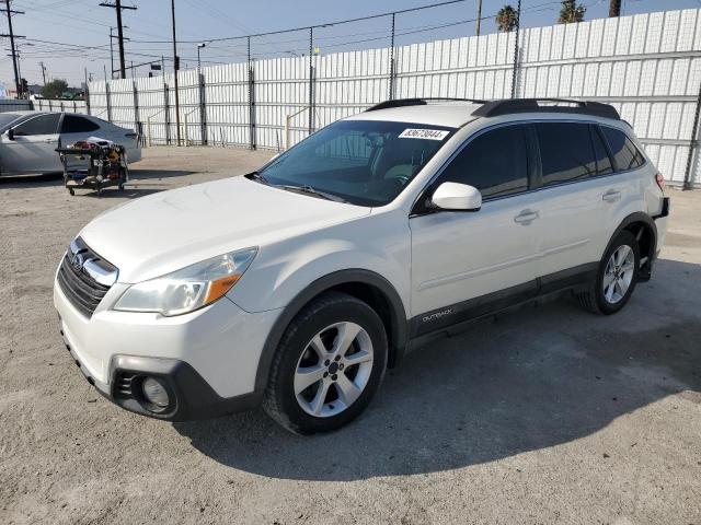 SUBARU OUTBACK 2. 2014 white  gas 4S4BRCCC5E3267223 photo #1